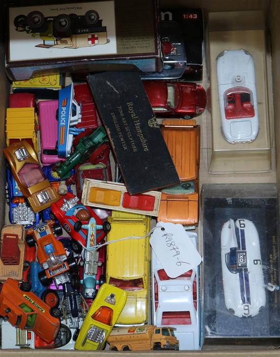 A group of Matchbox, Corgi etc. die cast models